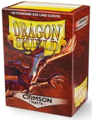 Dragon Shield 11021: Standard - Matte Crimson, 100ct box