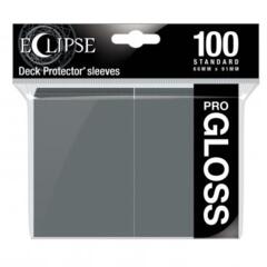 Ultra Pro 15611 Eclipse Pro-Gloss Standard Deck Protectors 100ct - Smoke Grey