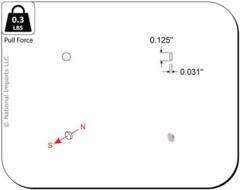 Disc Magnets - NSN 0592 - 1/8