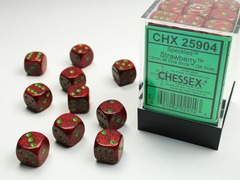 D6 12mm 36-Dice Block CHX25904 - Speckled Strawberry