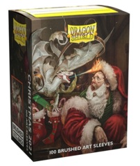 Dragon Shield 12066: Standard Brushed Art - Christmas Dragon 2021, 100ct box