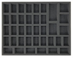 Battle Foam: Troop Foam Tray - 32mm-50mm Base (38x medium) 1.5