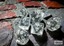 Polyhedral 7-Dice Set CHX23071 - Translucent Clear/White
