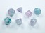 Mini-hedral 7-Dice Set CHX20545 - Nebula Wisteria/white