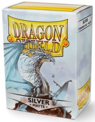 Dragon Shield 11008: Standard - Matte Silver, 100ct box