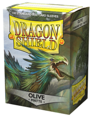 Dragon Shield 11040: Standard - Matte Olive, 100ct box