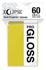 Ultra Pro 15632 Eclipse Pro-Gloss Small Deck Protector Sleeves 60ct - Lemon Yellow