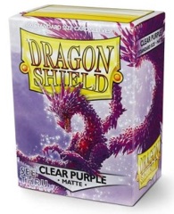 Dragon Shield 11029: Standard - Matte Clear Purple, 100ct box