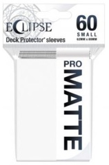 Ultra Pro 15636 Eclipse Pro-Matte Small Deck Protectors 60ct - Arctic White