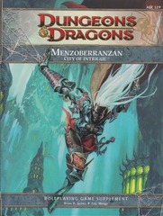 D&D 4th ed. - Forgotten Realms: Menzoberranzan, City of Intrigue