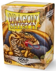 Dragon Shield 11006: Standard - Matte Gold, 100ct box