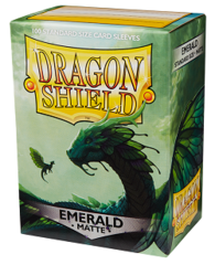 Dragon Shield 11036: Standard - Matte Emerald, 100ct box