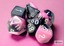 Mini-hedral 7-Dice Set CHX20630 - Gemini Black-Pink/white