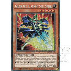 Giltia the D. Knight Soul Spear - LDS3-EN137 - Secret Rare - Limited Edition