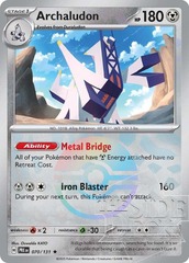 Archaludon (Poke Ball Pattern) - 070/131 - Rare - Reverse Holo