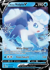 Alolan Vulpix V - 033/195 - Ultra Rare (Holiday Calendar)