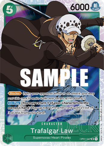 Trafalgar Law - OP01-047 - SR - Foil