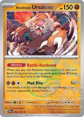 Bloodmoon Ursaluna (Poke Ball Pattern) - 054/131 - Rare - Reverse Holo