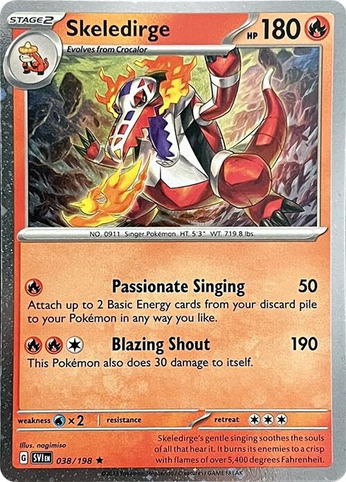 Skeledirge - 038/198 - Cosmos Holo