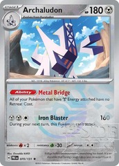 Archaludon (Master Ball Pattern) - 070/131 - Rare - Reverse Holo