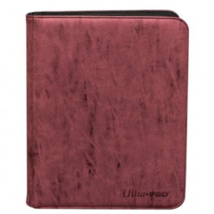 Ultra Pro Premium 9-Pocket Zippered Pro-Binder Suede Ruby