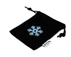 Easy Roller Dice Co. Small Twill Dice Bag - Ice Design