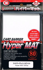 KMC Hyper MAT White Sleeves (80 ct)