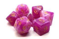 Old School RPG Dice Set: Galaxy - First Kiss