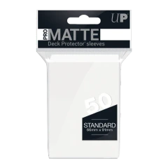 Ultra Pro PRO-Matte Standard Sleeves - White (50ct)