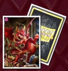 Dragon Shield Sleeves: Art Matte Valentine Dragon (Box Of 100)