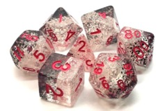 Old School RPG Dice Set: Particles Checkmate