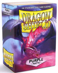 Dragon Shield Sleeves: Matte Purple (Box Of 100)