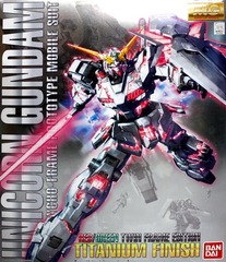 Bandai Unicorn Gundam Red/Green Twin Frame Edition Titanium Finish