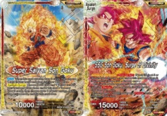 Super Saiyan Son Goku // SSG Son Goku, Surge of Divinity - EX09-03 - EX FOIL