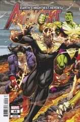 Avengers: EMH #40, Maskless Black Panther Lava Planet