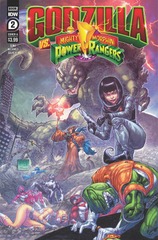 Godzilla Vs Mighty Morphin Power Rangers #2 Cover A