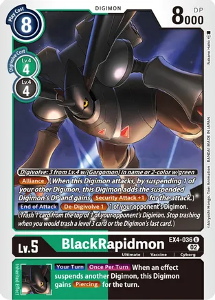 BlackRapidmon - EX4-036 - U
