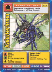 Kabuterimon St-08 1st Edition