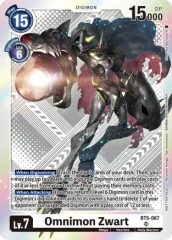 Omnimon Zwart (Starter Deck 15 & 16 Pre-Release Winner) - Battle of Omni (BT05)