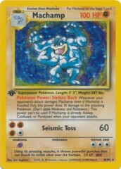 Machamp - 8/102 - Holo Rare - 1st Edition