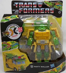 Transformers x Teenage Mutant Ninja Turtles Action Figure Deluxe Class - Party Wallop