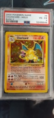 Charizard 2000 Pokemon BASE 2 Holo 4/130 PSA 4