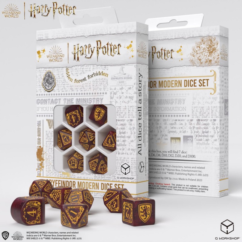 Harry Potter - Gryffindor Dice Set