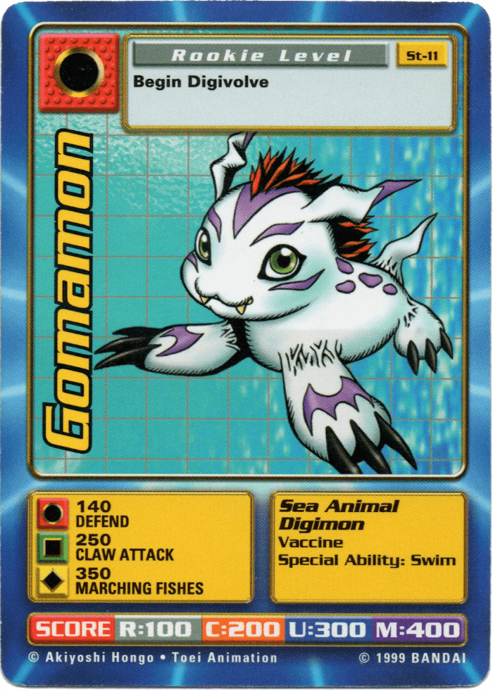 Gomamon St-11 1st Edition