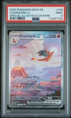 2023 Pokemon MEW Charizard ex Special Illustration Rare #199 PSA 9 MINT