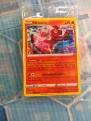 Oricorio SWSH168 Fusion Strike Prerelease Promo Sealed Pack
