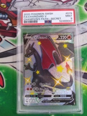 Pokemon Charizard V 079/073 Full Art Champion's Path Secret - PSA 9