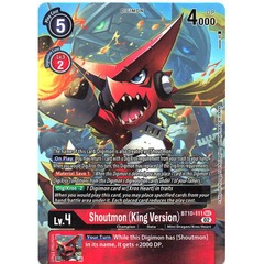 Shoutmon (King Version) - BT10-111 SEC (Alternate Art)