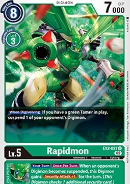 Rapidmon - EX2-027 (Tamer Party 6)