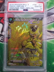 DBS TCG Frieza Emperor of Universe 7 Signature Signed SPR PSA 10 GEM MT